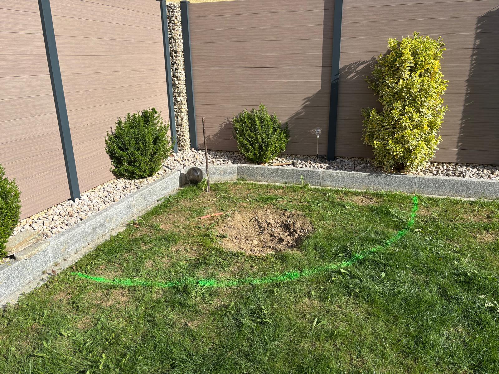 Vor dem Feuerstellen-Bau