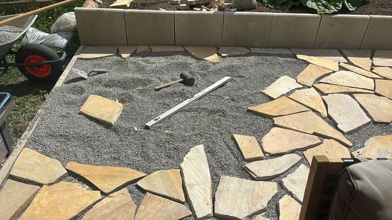 Vor dem Terrassenbau